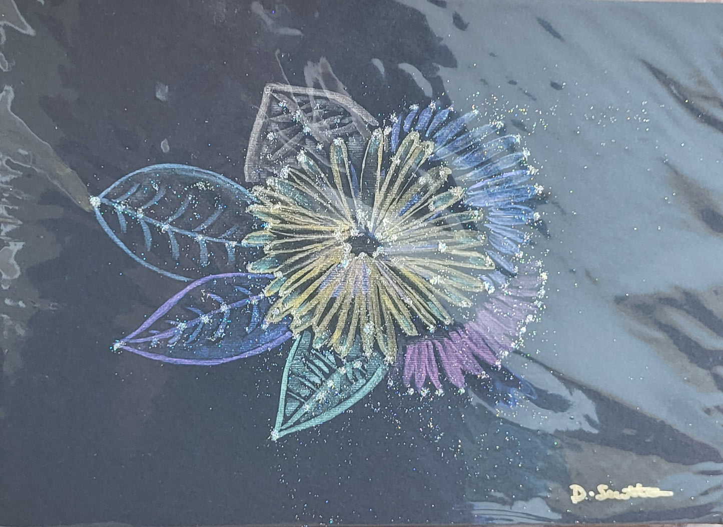 Big Flower Glitter