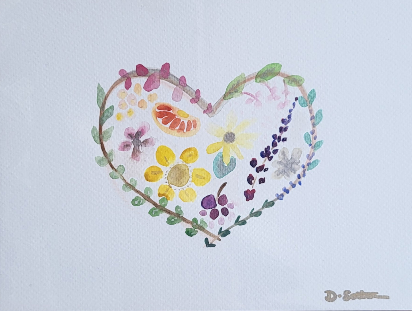 Heart flower