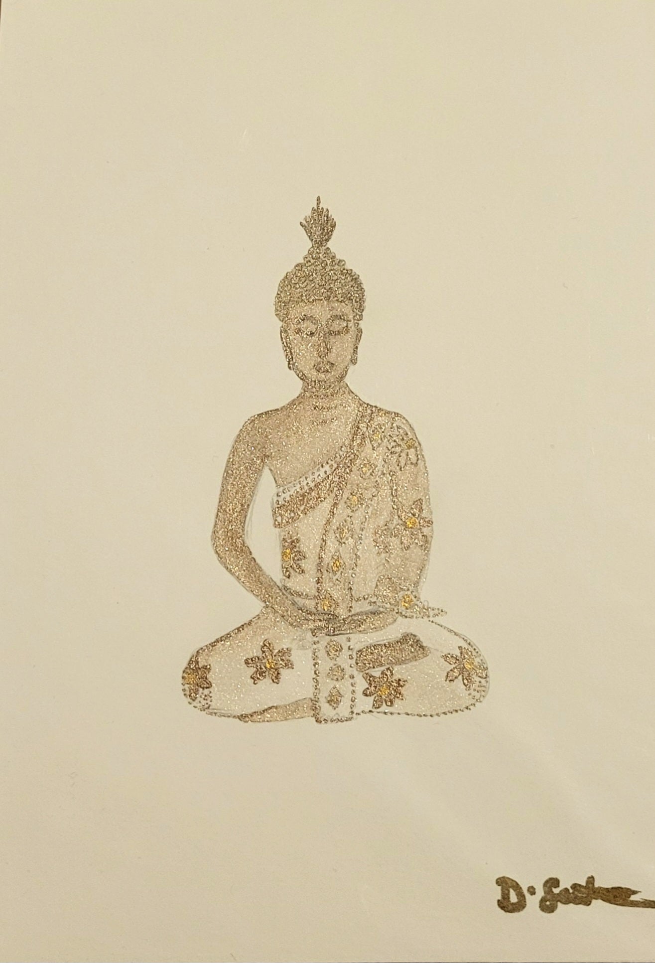 Buddha Watercolour Painting