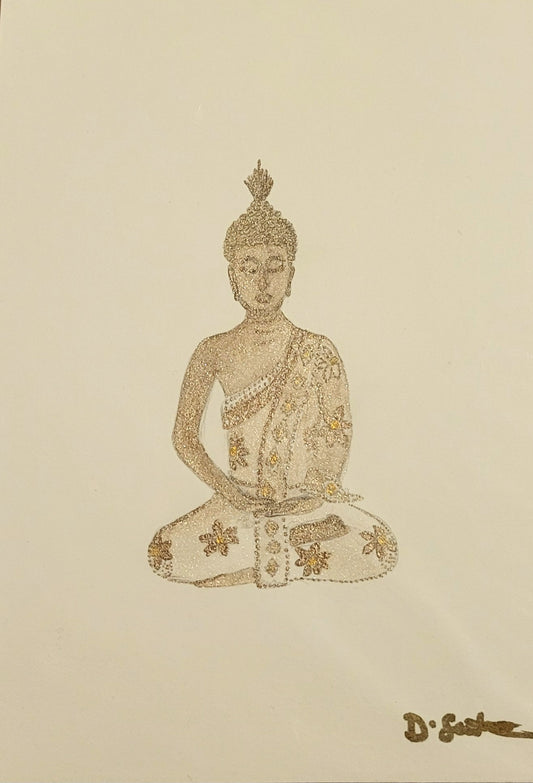 Buddha Watercolour Painting