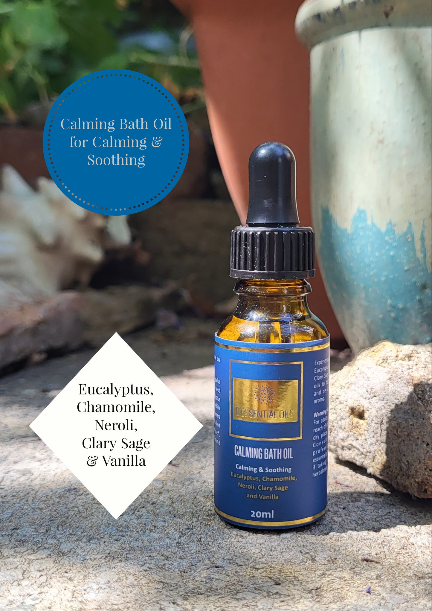D'Essential Oils - Calming Bath Oil