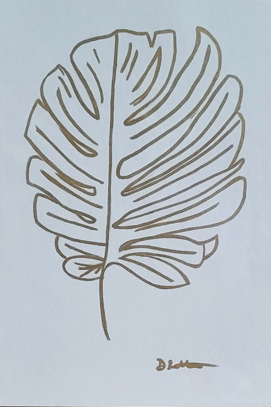 Tropical Leaf Artwork