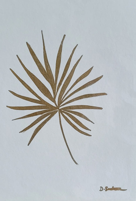 Firework Leaf Gold Artwork